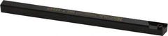 NIKCOLE MINI-SYSTEMS - External Thread, 140mm OAL, Right Hand Indexable Grooving Cutoff Toolholder - 8mm Shank Height x 8mm Shank Width, GIE Insert Style, THS Toolholder Style, Series Mini-Systems - Exact Tool & Supply