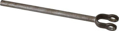 Value Collection - 7/8" Yoke Width, Carbon Steel, Plain Yoke - 3/8" Hole Diam, 27/32" Hole Center to Neck, 11/16" Yoke Arm Height, 3/8" Neck Diam, 1-9/32" Neck Length, 7" OAL - Exact Tool & Supply