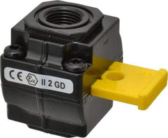 Norgren - 3/8" NPT Lockout Valve - 8 CV Rate, 240 CFM, 250 Max psi, Slide Actuator - Exact Tool & Supply