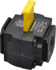 Norgren - 1/2" NPT Lockout Valve - 8 CV Rate, 240 CFM, 250 Max psi, Slide Actuator - Exact Tool & Supply