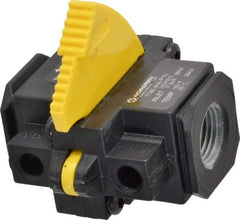 Norgren - 1/2" NPT Lockout Valve - 8.1 CV Rate, 243 CFM, 250 Max psi, Slide Actuator - Exact Tool & Supply