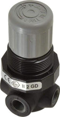 Norgren - 1/8" NPT Relief Valve - 0.7 CV Rate, 21 CFM, 100 Max psi, Knob Adjustment Actuator - Exact Tool & Supply