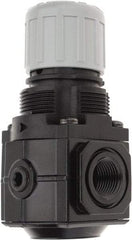 Norgren - 3/8" NPT Relief Valve - 1.6 CV Rate, 48 CFM, 150 Max psi, Knob Adjustment Actuator - Exact Tool & Supply