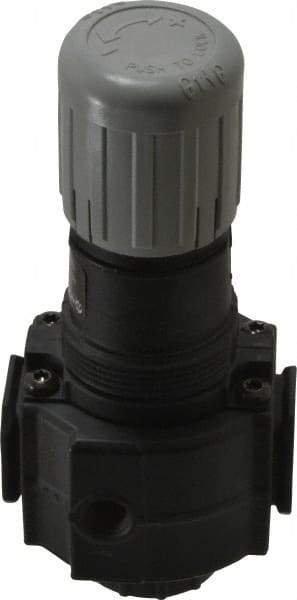 Norgren - 3/4" NPT Relief Valve - 3.09 CV Rate, 93 CFM, 250 Max psi, Knob Adjustment Actuator - Exact Tool & Supply