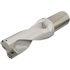 Iscar - 78mm Max Drill Depth, 2xD, 39mm Diam, Indexable Insert Drill - 2 Inserts, 32mm Shank Diam, Whistle Notch Shank - Exact Tool & Supply