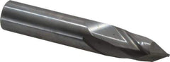 Melin Tool - 16mm Diam, 32mm LOC, 2 Flute, 90° Point Angle, Solid Carbide Drill Mill - Uncoated, 3-1/2" OAL, 16mm Shank Diam - Exact Tool & Supply