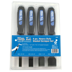 Martin Tools - 4 Pc HD Gasket Scraper Set - Exact Tool & Supply