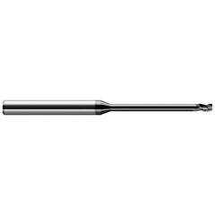 Harvey Tool - 1/16" Diam 3 Flute Solid Carbide 0.01" Corner Radius - Exact Tool & Supply