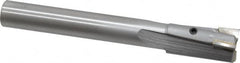 Made in USA - 13/16" Diam, 5/8" Shank, Diam, 3 Flutes, Straight Shank, Interchangeable Pilot Counterbore - Exact Tool & Supply