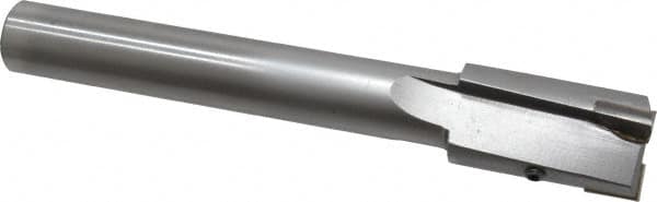 Made in USA - 1-1/16" Diam, 3/4" Shank, Diam, 3 Flutes, Straight Shank, Interchangeable Pilot Counterbore - Exact Tool & Supply