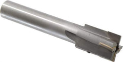 Made in USA - 1-3/8" Diam, 1" Shank, Diam, 4 Flutes, Straight Shank, Interchangeable Pilot Counterbore - 6-5/8" OAL, Bright Finish, Carbide-Tipped - Exact Tool & Supply