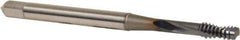 OSG - #6-32 UNC 2 Flute 2B Modified Bottoming Spiral Flute Tap - Powdered Metal, TiCN Finish, 2" OAL, Right Hand Flute, Right Hand Thread, H3, Series EXOTAP - Exact Tool & Supply