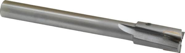 Made in USA - 11/16" Diam, 1/2" Shank, Diam, 3 Flutes, Straight Shank, Interchangeable Pilot Counterbore - Exact Tool & Supply