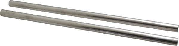 Made in USA - 1/2 Inch x 12 Inch Stainless Steel Round Tube - 0.444 Inch Inside Diameter, 0.028 Inch Wall Thickness, Type 304 - Exact Tool & Supply