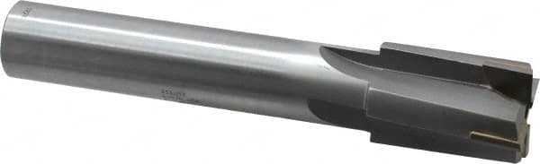 Made in USA - 1-5/8" Diam, 1-1/4" Shank, Diam, 4 Flutes, Straight Shank, Interchangeable Pilot Counterbore - Exact Tool & Supply