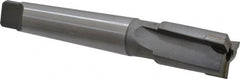 Made in USA - 1-1/8" Diam, 3 Flutes, Morse Taper Shank, Interchangeable Pilot Counterbore - Exact Tool & Supply