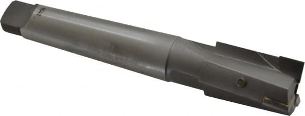 Made in USA - 1-3/16" Diam, 3 Flutes, Morse Taper Shank, Interchangeable Pilot Counterbore - Exact Tool & Supply