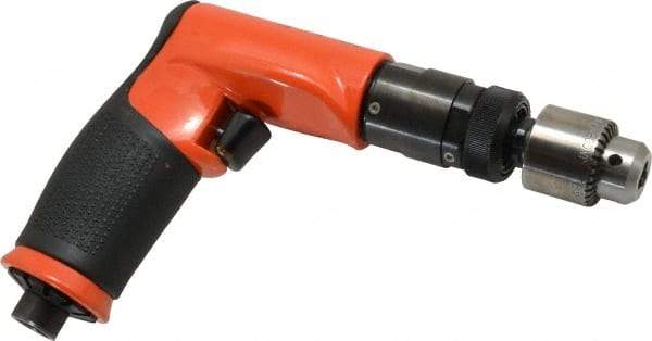 Dotco - 1/4" Keyed Chuck - Pistol Grip Handle, 1,000 RPM, 0.4 hp, 90 psi - Exact Tool & Supply