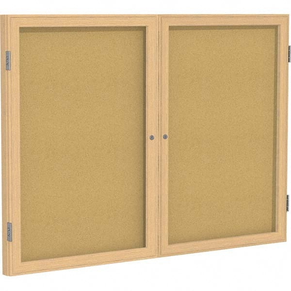 Ghent - Cork Bulletin Boards Style: Enclosed Cork Bulletin Boards Color: Natural Cork - Exact Tool & Supply