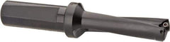 Kyocera - 2.06" Max Drill Depth, 3xD, 11/16" Diam, Indexable Insert Drill - 2 Inserts, 3/4" Shank Diam, Whistle Notch Shank - Exact Tool & Supply