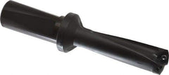 Kyocera - 2.81" Max Drill Depth, 3xD, 15/16" Diam, Indexable Insert Drill - 2 Inserts, 1" Shank Diam, Whistle Notch Shank - Exact Tool & Supply