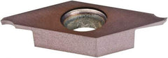 Kennametal - A28 CR KCU25 Grade, 0.315" Cutting Width, Carbide Cutoff Insert - Neutral Lead Angle, 0.016" Cnr Rad, AlTiN Coated - Exact Tool & Supply