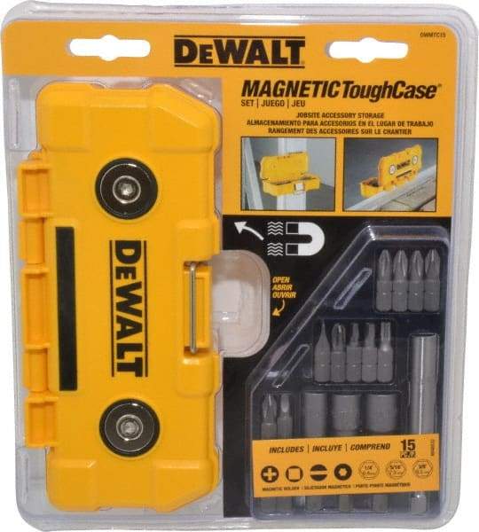 DeWALT - Bit Set - 1/4 to 3/8" Hex - Exact Tool & Supply