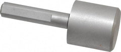Made in USA - 1-1/16" Head Diam, 3/8" Shank Diam, Counterbore Pilot - Bright Finish, Carbon Steel - Exact Tool & Supply