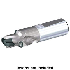 Kennametal - 22.01 to 24mm Diam, 1xD, 24mm Max Depth, 63/64" Shank Diam, 122.55mm OAL, Replaceable Tip Drill - KSEM2201, TPGX 1303ZPR Insert, 4 Seat Size, KSEM Toolholder, Series KSEM Chamfer - Exact Tool & Supply