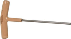 Paramount - 4mm Hex, T-Handle Cushion Grip, Hex Key - 6" OAL, Steel, Metric System of Measurement - Exact Tool & Supply