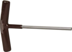 Paramount - 7/32" Hex, T-Handle Cushion Grip, Hex Key - 6" OAL, Steel, Inch System of Measurement - Exact Tool & Supply