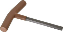 Paramount - 10mm Hex, T-Handle Cushion Grip, Hex Key - 6" OAL, Steel, Metric System of Measurement - Exact Tool & Supply