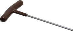 Paramount - 9/64" Hex, T-Handle Cushion Grip, Hex Key - 6" OAL, Steel, Inch System of Measurement - Exact Tool & Supply