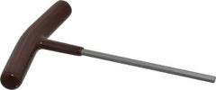 Paramount - 3/16" Hex, T-Handle Cushion Grip, Hex Key - 6" OAL, Steel, Inch System of Measurement - Exact Tool & Supply