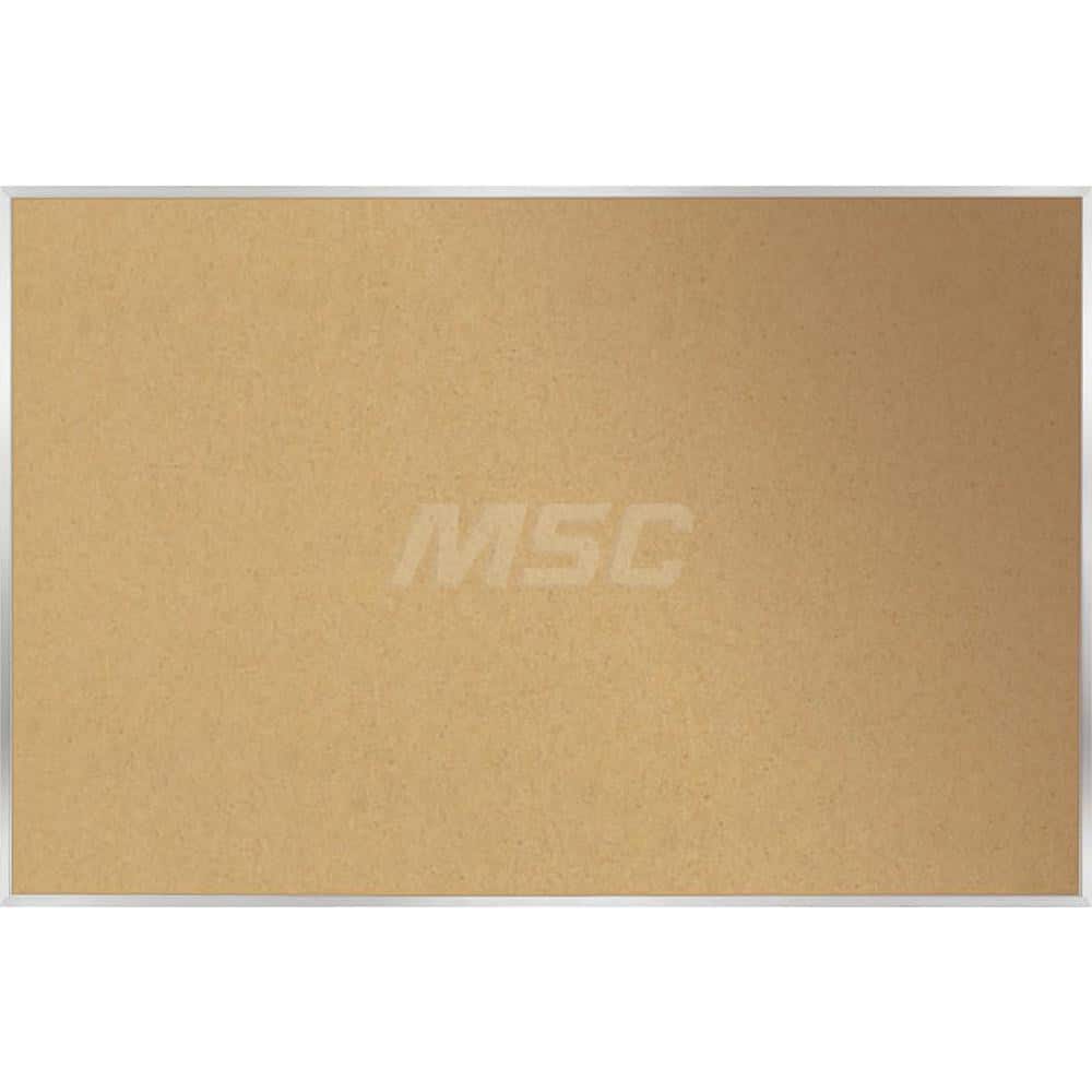 Ghent - Cork Bulletin Boards; Style: Open Cork Bulletin Board ; Color: Natural ; Material: Cork ; Width (Inch): 96-1/2 ; Height (Inch): 48-1/2 - Exact Tool & Supply