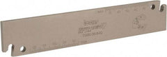Iscar - 1.378" Blade Height, 0.205" Blade Width, 7.087" OAL, Neutral Cut, Single End Indexable Cut-Off Blade - TGSU Blade, Tang-GripIQ Series - Exact Tool & Supply