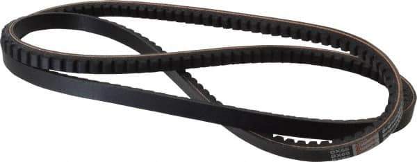 Browning - Section BX, 21/32" Wide, 68" Outside Length, Gripnotch V-Belt - Rubber Compound, Gripnotch, No. BX65 - Exact Tool & Supply