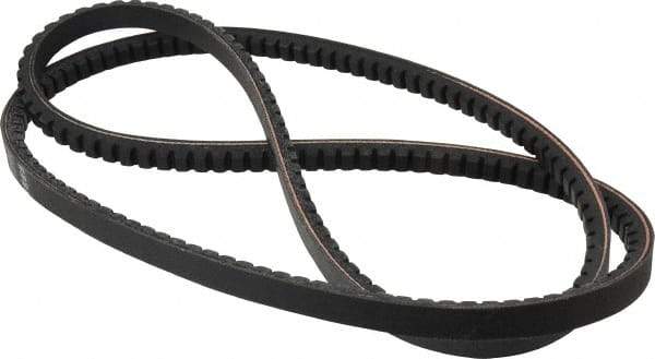 Browning - Section BX, 21/32" Wide, 69" Outside Length, Gripnotch V-Belt - Rubber Compound, Gripnotch, No. BX66 - Exact Tool & Supply