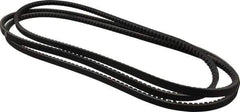 Browning - Section BX, 21/32" Wide, 161" Outside Length, Gripnotch V-Belt - Rubber Compound, Gripnotch, No. BX158 - Exact Tool & Supply
