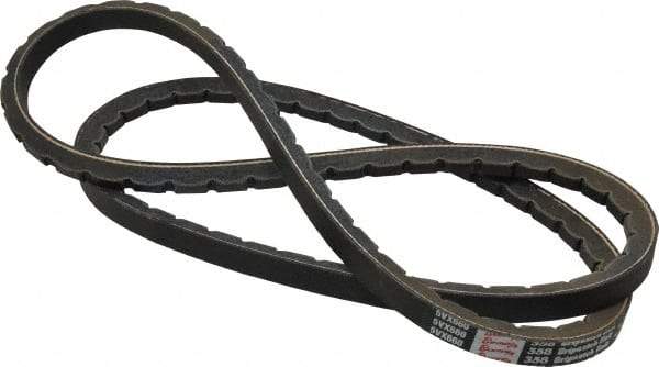 Browning - Section 5VX, 5/8" Wide, 66" Outside Length, Gripnotch V-Belt - Rubber Compound, 358 Gripnotch, No. 5VX660 - Exact Tool & Supply