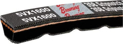 Browning - Section 5VX, 5/8" Wide, 118" Outside Length, Gripnotch V-Belt - Rubber Compound, 358 Gripnotch, No. 5VX1180 - Exact Tool & Supply