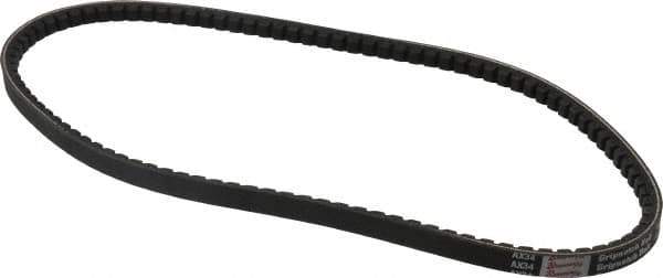 Browning - Section AX, 1/2" Wide, 36" Outside Length, Gripnotch V-Belt - Rubber Compound, Gripnotch, No. AX34 - Exact Tool & Supply