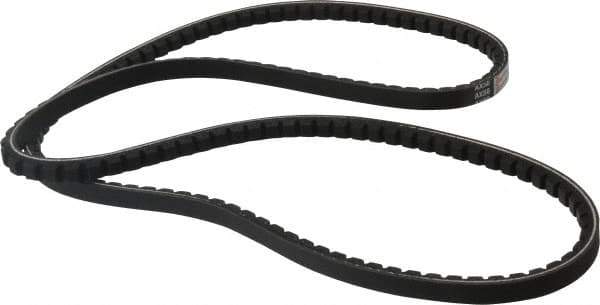 Browning - Section AX, 1/2" Wide, 58" Outside Length, Gripnotch V-Belt - Rubber Compound, Gripnotch, No. AX56 - Exact Tool & Supply