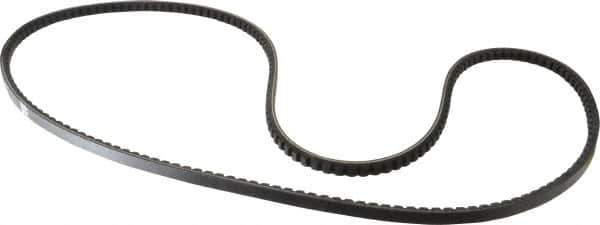 Browning - Section AX, 1/2" Wide, 70" Outside Length, Gripnotch V-Belt - Rubber Compound, Gripnotch, No. AX68 - Exact Tool & Supply
