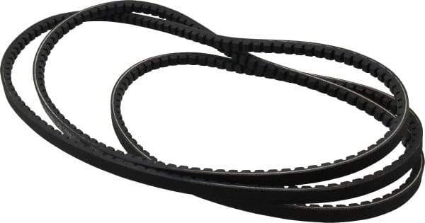 Browning - Section AX, 1/2" Wide, 107" Outside Length, Gripnotch V-Belt - Rubber Compound, Gripnotch, No. AX105 - Exact Tool & Supply