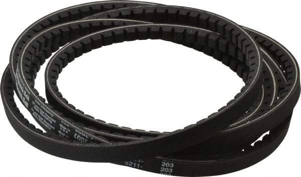 Browning - Section AX, 1/2" Wide, 114" Outside Length, Gripnotch V-Belt - Rubber Compound, Gripnotch, No. AX112 - Exact Tool & Supply