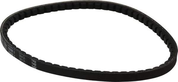 Browning - Section AX, 1/2" Wide, 25" Outside Length, Gripnotch V-Belt - Rubber Compound, Gripnotch, No. AX23 - Exact Tool & Supply