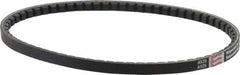 Browning - Section AX, 1/2" Wide, 27" Outside Length, Gripnotch V-Belt - Rubber Compound, Gripnotch, No. AX25 - Exact Tool & Supply