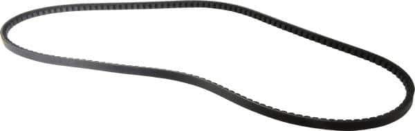 Browning - Section AX, 1/2" Wide, 54" Outside Length, Gripnotch V-Belt - Rubber Compound, Gripnotch, No. AX52 - Exact Tool & Supply