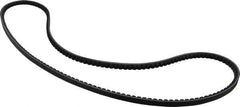 Browning - Section AX, 1/2" Wide, 60" Outside Length, Gripnotch V-Belt - Rubber Compound, Gripnotch, No. AX58 - Exact Tool & Supply